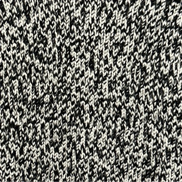 Ann Taylor Loft Women’s Small Cardigan Wool Blend Chunky Cozy Black White - Picture 6 of 12